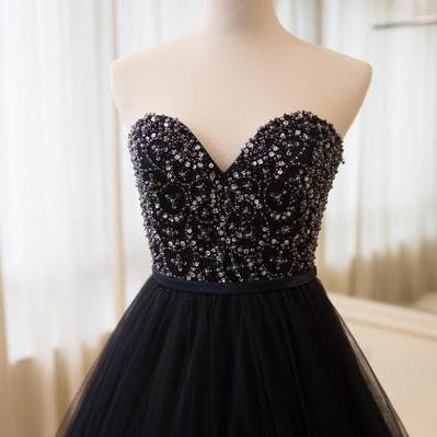 Navy Beaded Formal Occasion Dress