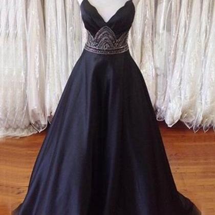 Square Spaghetti Straps Open Back Bow Knot Prom Dress WU1156