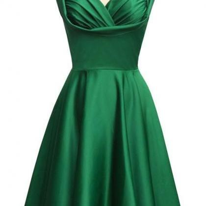 Emerald Green Short Dress