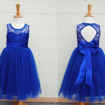 Royal Blue Girl Dress on Luulla