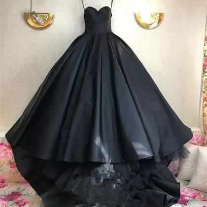 Black Ball Gown Prom Dress