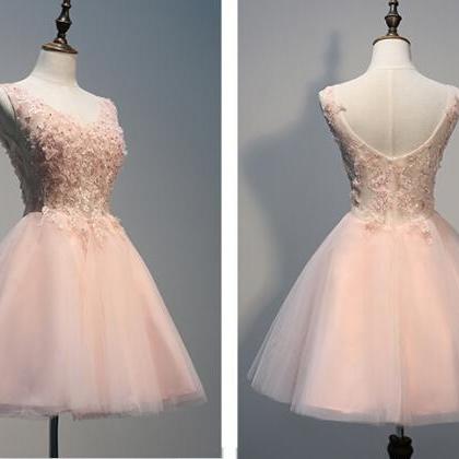Blush Pink Short Party Dress