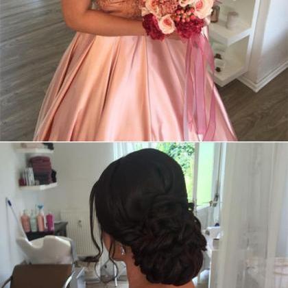 Chiffon A Line Off The Shoulder Appliques Prom Dress with Beadings LBQ0570 main image 1