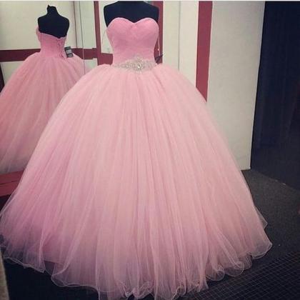 Pink Gall Gown Prom Dress Quinceanera Dress