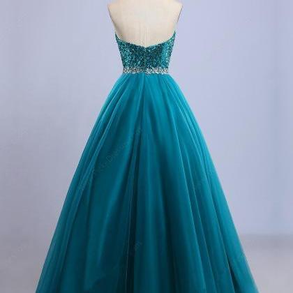Sleeveless Maxi Tulle A - Line Regular Prom Dress brq1236