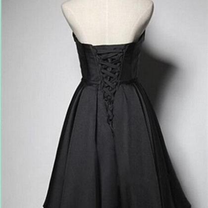 Little Black Dress Sleeveless Short Semi Formal..