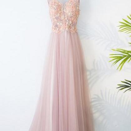 Long Evening Dress With Lace