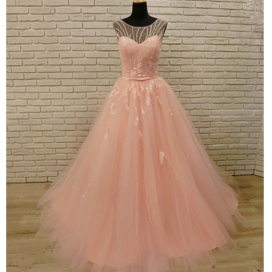 Blush Pink Evening Dress Beautiful Formal Occasion..