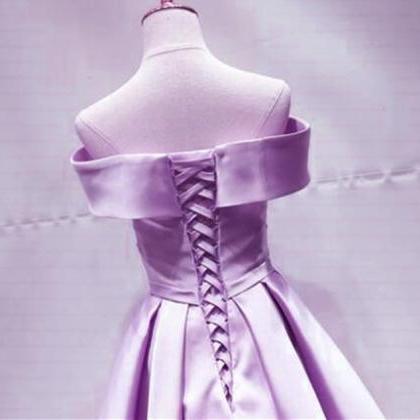 Off The Shoulder Lilac Semi Formal Occasion..