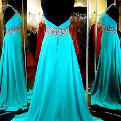 Women's Halter Long Prom Dress Strapless Floor Length Formal Dresses cc559 main image 1