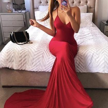 Red Formal Occasion Dress