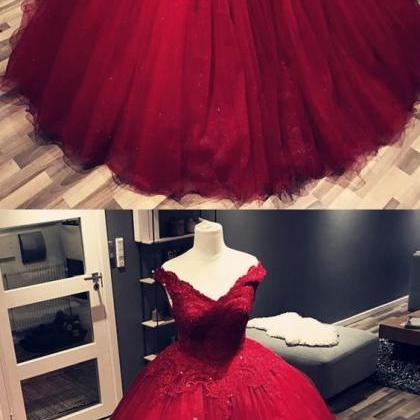 Off The Shoulder Ball Gown Quinceanera Dress With..