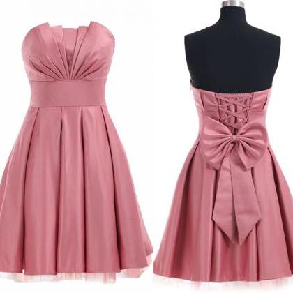 Sleeveless Short Homecoming Party Dress With..