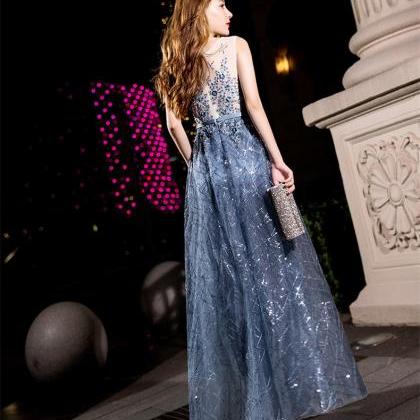 Glitter Asian Evening Gown Formal Occasion Party..