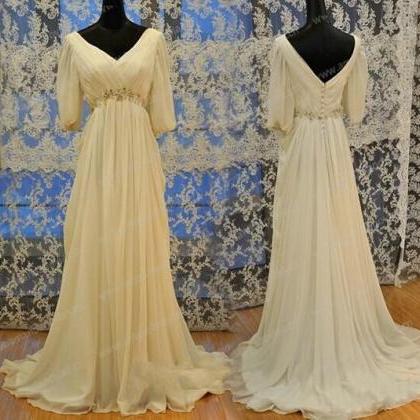 Vintage Chiffon Wedding Dress