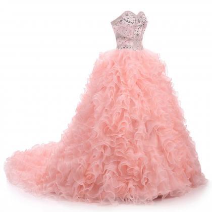 Pink Quinceanera Dress Sweet 15 16 Birthday Ball..