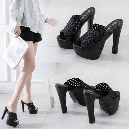 Women Shoes Black Heels