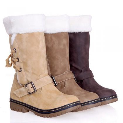 Winter Women Boots Flat