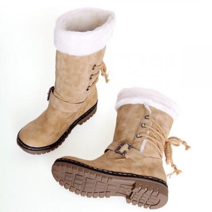 Winter Women Boots Flat