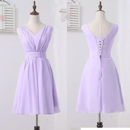 Lilac Short Hoco Party Dress For Birthday