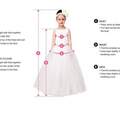 Tiered Tulle Girl Dress For Birthday Party Formal..