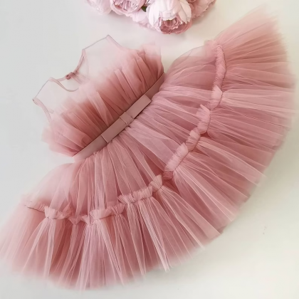 Tulle Girl Dress For Birthday Party