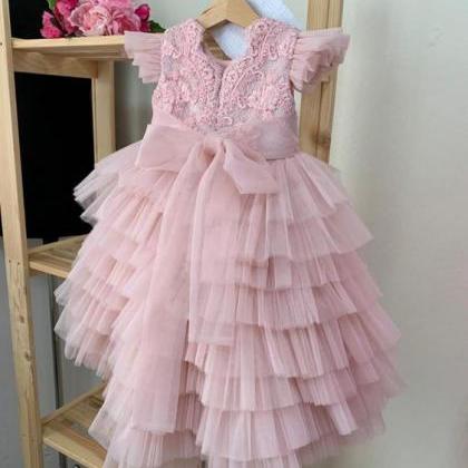 Tiered Girl Dresses Birthday Party