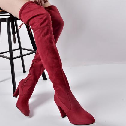 Above Knee Length Women Boots