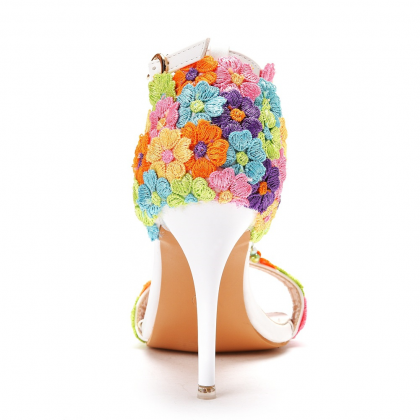 Colorful Prom Heels Sandals Shoes