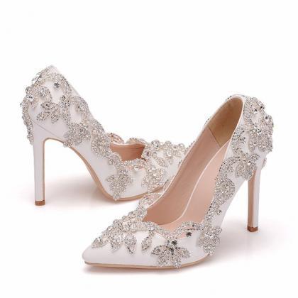 Sparkle Women Stiletto Heels Wedding Shoes