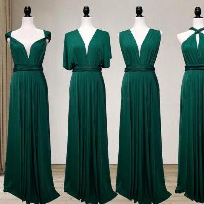 Forest Green Infinity Dress Convertible..