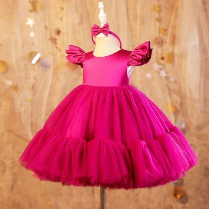 Tulle Girl Pageant Dresses