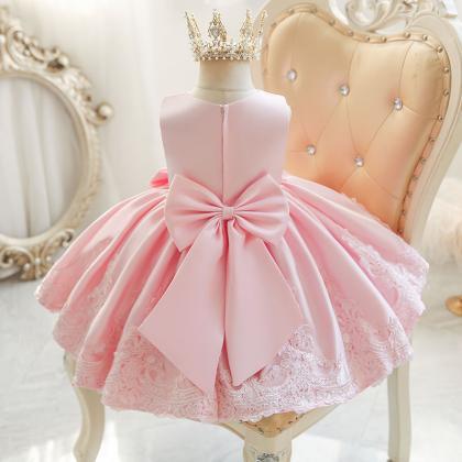 Pink Girl Birthday Dress