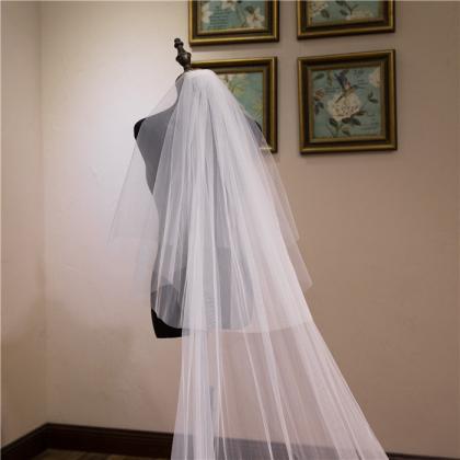 3m 2t Wedding Bridal Veil With Comb