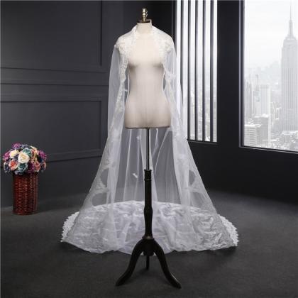 Single Layer Bridal Veil With Comb