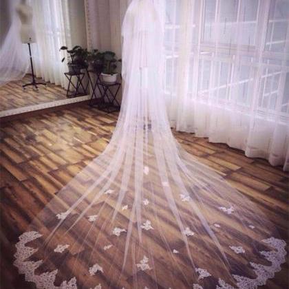 Two Layers Bridal Veil With Comb