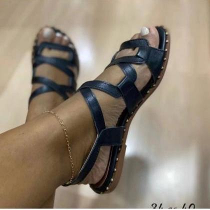 Women’s Strappy Slingback Sandals with Grip Outsole