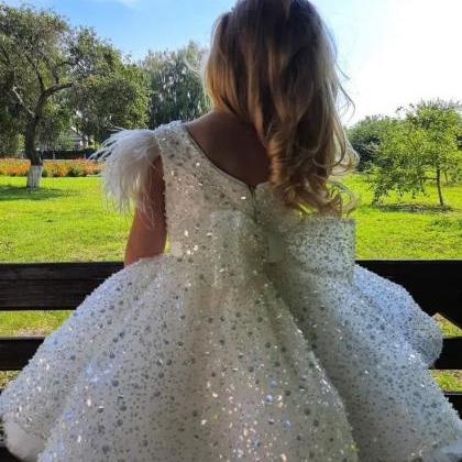 Sparkle Girl Pageant Dresses Birthday Party