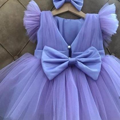 Purple Girl Dress Luxury Belle Costume