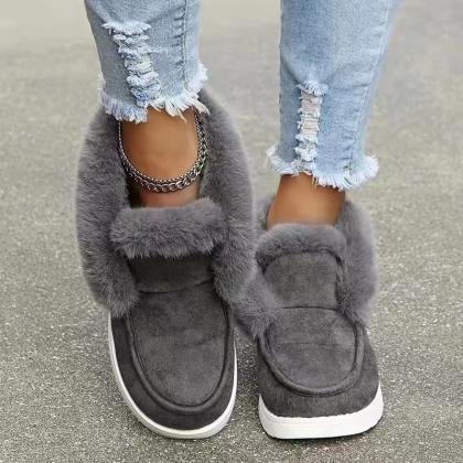 Women Fuzzy Winter Shoes