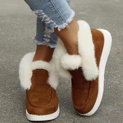 Women Fuzzy Winter Shoes