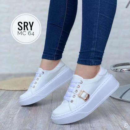 Lace-up Front Women Casual Shoes