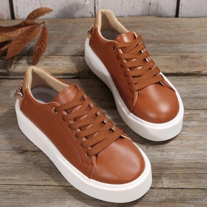 Lace-up Women Casual Sneaker Shoes