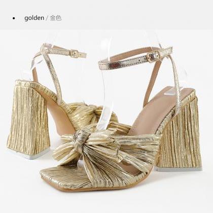 Ankle Strap Women Heels Prom Shoes Sandals