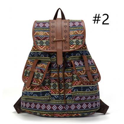 Women Aztec Backpack