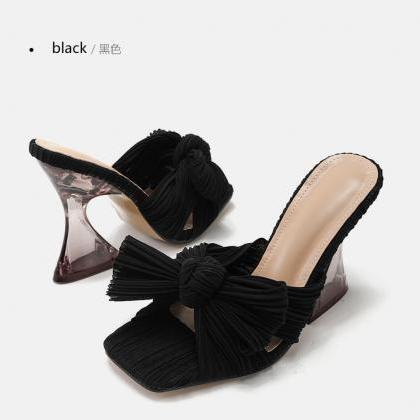 Twisted Detail Women Sandals Summer Shoes