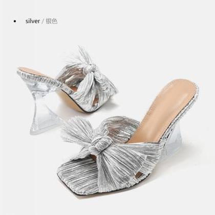 Twisted Detail Women Sandals Summer Shoes