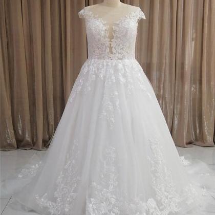 Plus Size Wedding Dress Custom Bridal Gown