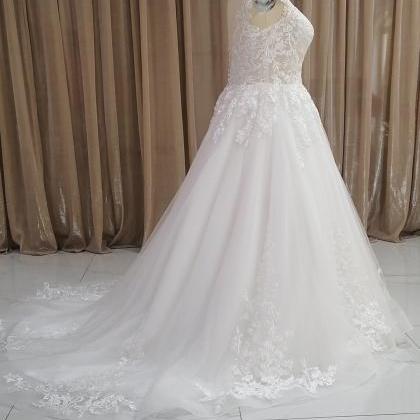 Plus Size Wedding Dress Custom Bridal Gown