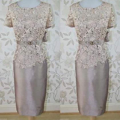Short Sleeves Wedding Guest Dress Formal Occasion..